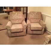 M/M Jeffs from Sutton Ashfield - New Stretford chairs in Carnevale fabric