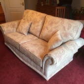 Mrs Hibbert from Forest Town - New Sabrina sofa in Maidavale fabric