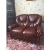 Mrs Potts from Sutton in Ashfield - New Georgia leather sofa in Tabak