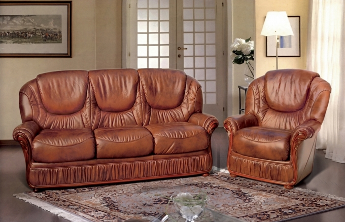 caroline leather reclining sofa