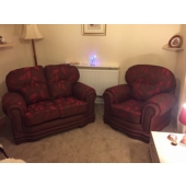 Mrs Mitchell from Sutton in Ashfield - New Maria sofa in Dundee claret fabric