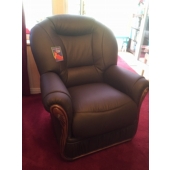 M/M Middleton from Tibshelf - New Cynthia leather chair in colour brown