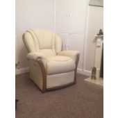 Mrs Musgrove from Sutton in Ashfield - New Tara leather chair in colour beige