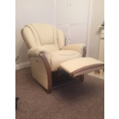 Mrs Musgrove from Sutton in Ashfield - New Tara leather recliner chair in colour beige