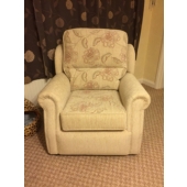 M/M Forrest from Annesley Woodhouse - New Stretford chair in Maidavale fabric