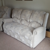 M/M Smith from Bilsthorpe - New Lambley sofa in Caledonian fabric